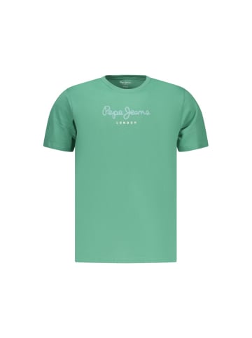 Pepe Jeans Grünes Baumwoll-T-Shirt