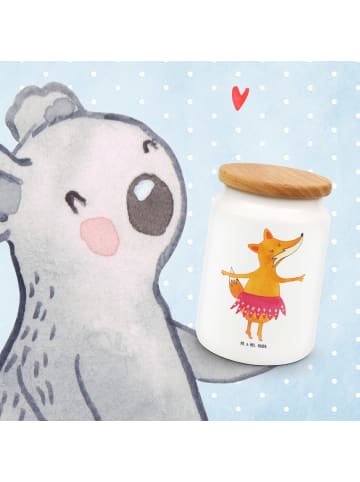 Mr. & Mrs. Panda Kaffeedose Fuchs Ballerina ohne Spruch in Weiß