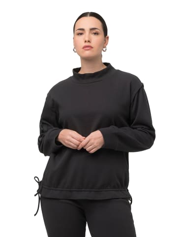 Ulla Popken Sweatshirt in asphaltgrau