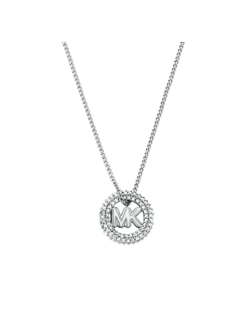 Michael Kors Halskette Premium mit Zirkonia - (L)40 cm in Silber