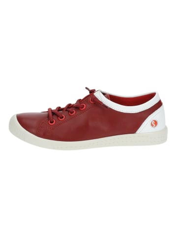 softinos Sneaker in Rot/Weiß