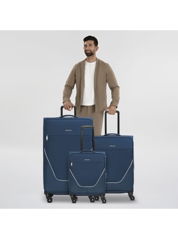Stratic taska 4-Rollen Kofferset 3tlg. mit Dehnfalte in navy
