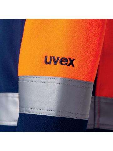 Uvex Fleecejacke/Fleecepullover in Orange