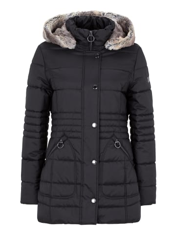 Betty Barclay Outdoorjacke mit abnehmbarer Kapuze in Schwarz