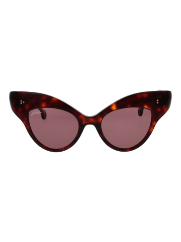 Damen Sonnenbrillen Schmetterling Havanna