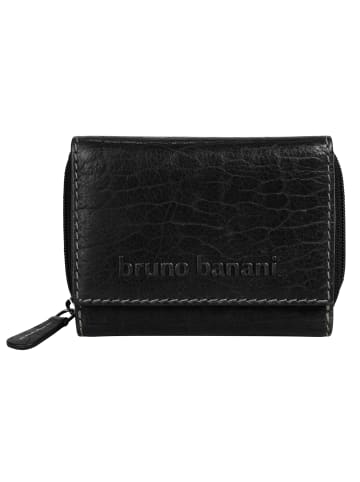 Bruno Banani Geldbörse echt Leder in schwarz