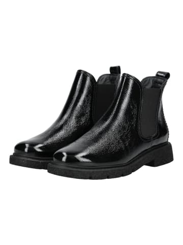 Paul Green Stiefelette Schwarz Lack