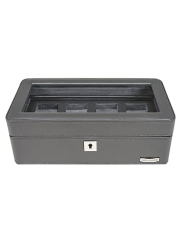 Windrose Schmuckkasten 26.5 cm in grau