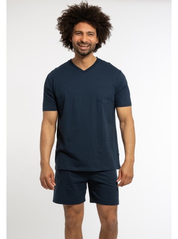 Ammann Schlafanzug Cotton in Dunkelblau