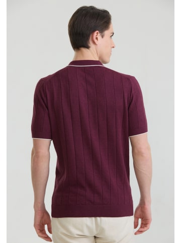 Felix Hardy Polo Shirt Kurzarm in Bordeaux