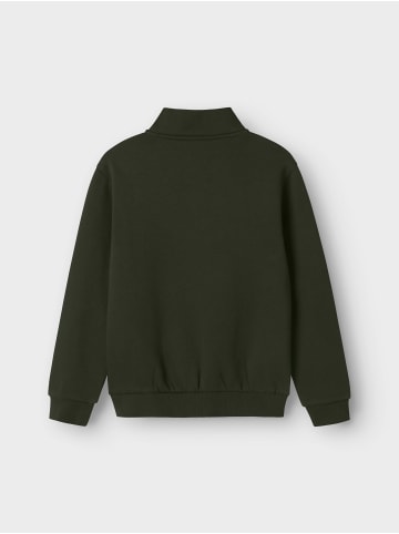 name it Troyer Sweatshirt NKMBRODY ZIP BRU in rosin