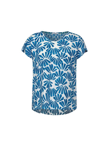 Cecil Halbarmbluse in Azure Blue