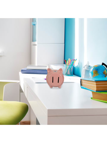 relaxdays 2 x Sparschwein in Rosa - (B)12 x (H)12,5 x (T)14 cm