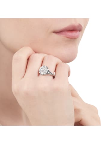 Tom Tailor Ring Edelstahl in silber