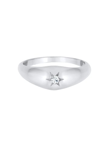 Elli Ring 925 Sterling Silber Astro, Siegelring, Stern, Sterne in Silber