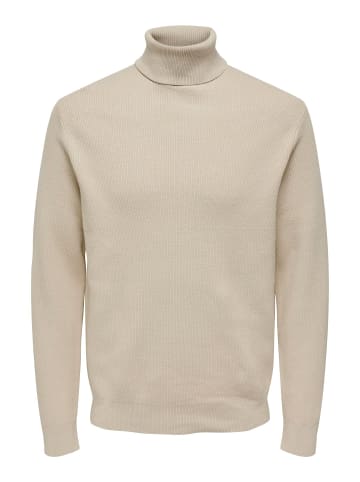 ONLY & SONS Strickpullover in Silver Lining