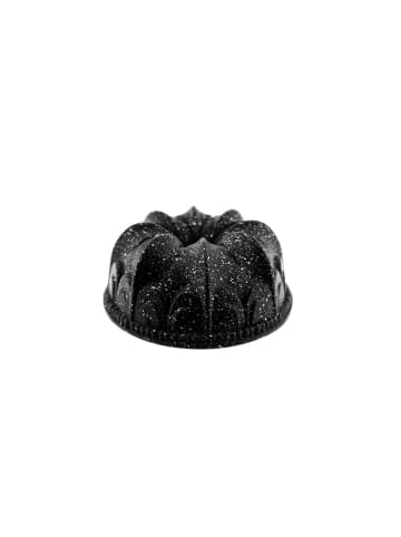 Almina Guss-Backform Ø 23 cm – Schwarze Kuchenform mit eleganter Struktur in Schwarz