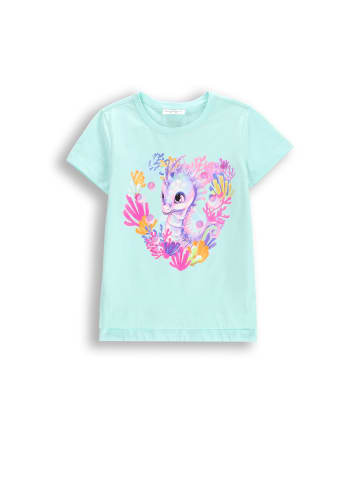 Coccodrillo T-Shirt mit kurzem Ärmel in in Minzfarbe