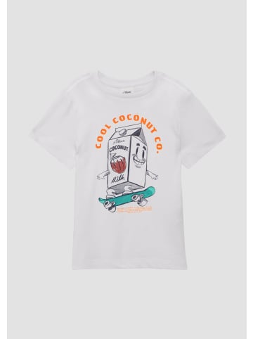 s.Oliver T-Shirt in 0100_weiß