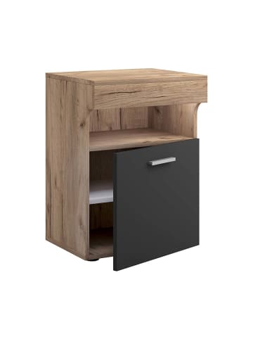 ebuy24 Nachttisch SlepalM 3 Anthrazit 45 x 39 cm