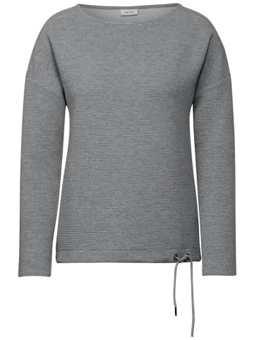 Cecil Langarmshirt in platinum grey mel.