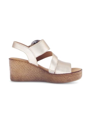 Gabor Fashion Keilsandaletten in gold