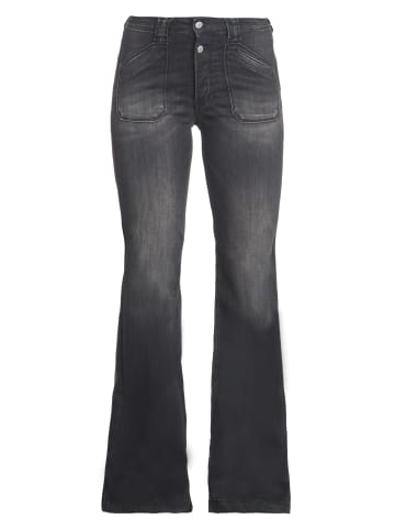 Le Temps des Cerises Bootcut-Jeans PULPHIFL in BLACK