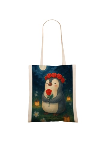 Mr. & Mrs. Panda Beutel Jungfrau Astrologie Design ohne Spruch in Weiß