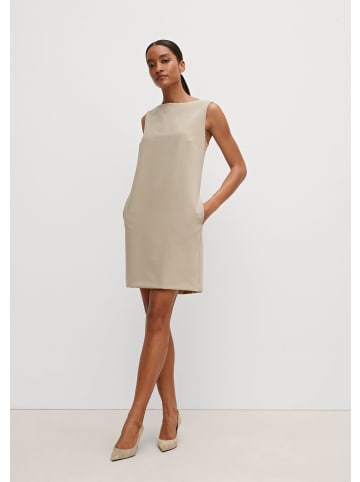 comma Kleid kurz in Beige