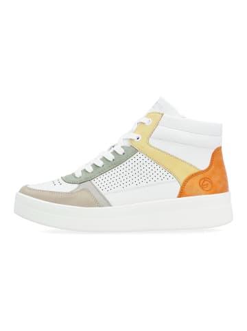 remonte Sneaker in Weiß/Orange