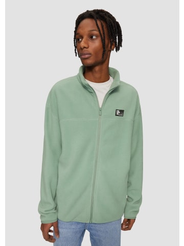 QS Sweatshirt Jacke in 7238_salbeigrün