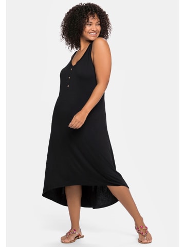sheego Strandkleid in schwarz