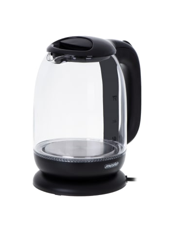 mesko MS 1302 B Wasserkocher 1,7 L - LED-Beleuchtung, 360°-Sockel, 2200 W in Schwarz