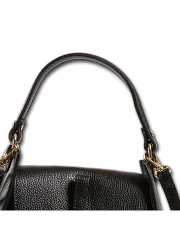 Toscanto Toscanto Schultertasche Leder schwarz ca. 26cm