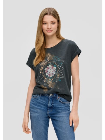 QS T-Shirt in 99D1_schwarz