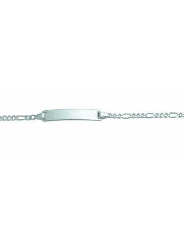 Adeliás 925 Silber Figaro Armband 18,5 cm Ø 2,3 mm in silber