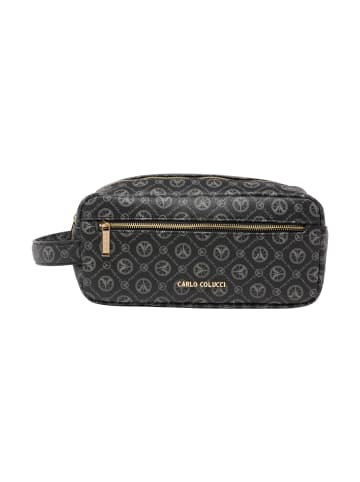 Carlo Colucci Kosmetiktasche Dellantonio in Schwarz