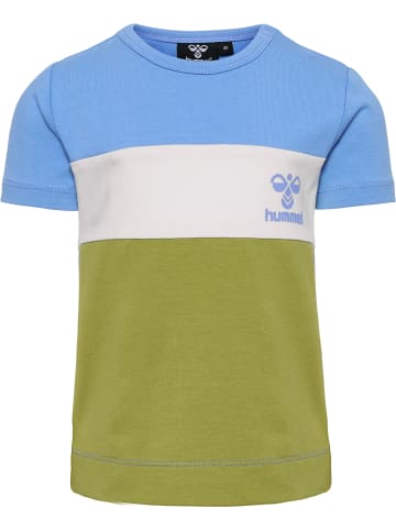 Hummel Trikot S/S Hmlglad Block T-Shirt S/S in SILVER LAKE BLUE