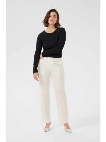 Kaffe Pants Suiting KAsakura Regular fit in Chalk