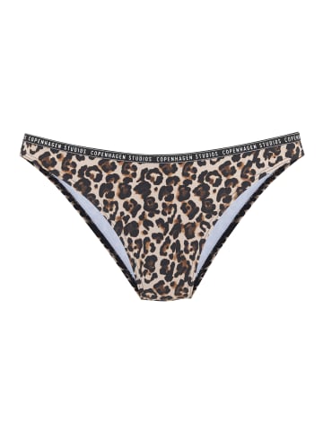 Copenhagen Studios Bikini-Hose in braun-bedruckt