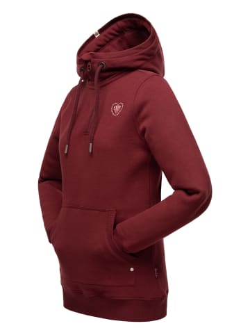 Navahoo Kapuzensweatshirt Zauberelfe in Bordeaux