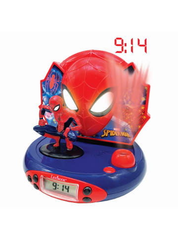 Lexibook Spider-Man 3D Projektions-Wecker mit Sound 4 Jahre