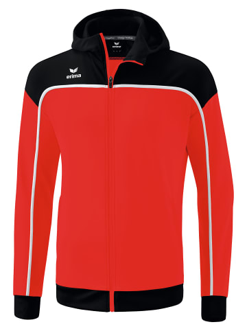 erima Change By Erima Trainingsjacke mit Kapuze in rot/schwarz/weiss