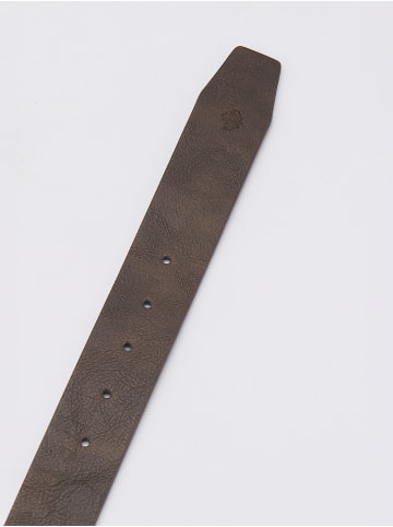 KOROSHI Gürtel aus Kunstleder in MARRON / BRAUN