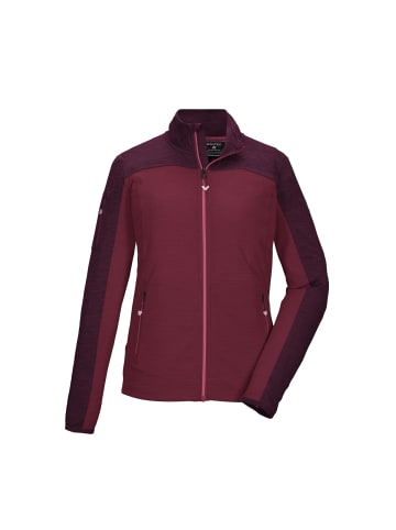 Killtec Powerstretchjacke mit verschliebaren Taschen in rot