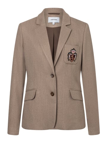 More & More stilvoller, classy Blazer, Wappen-Emblem in pale stone