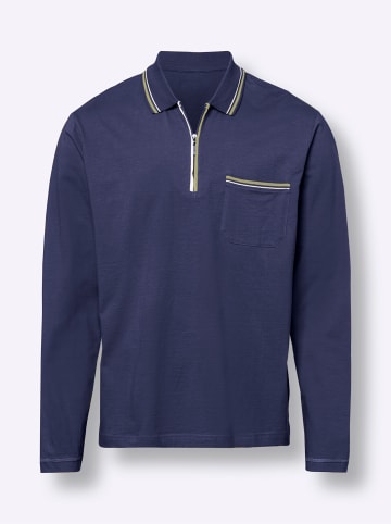 Sieh an! Poloshirt in marine