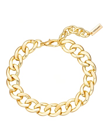 Yokoamii Panzerarmband aus Metall-Legierung in gelbgold