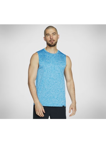 Skechers T-Shirt "GODRI CHARGE MUSCLE TANK" in Dunkelgrau / Schwarz