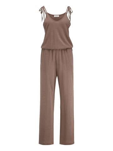 Hessnatur Jersey Jumpsuit Relaxed in mocca